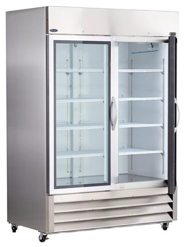 GPR492SSG/0 | General Purpose Stainless Steel Refrigerator, Glass Door, 49 cu. ft. capacity